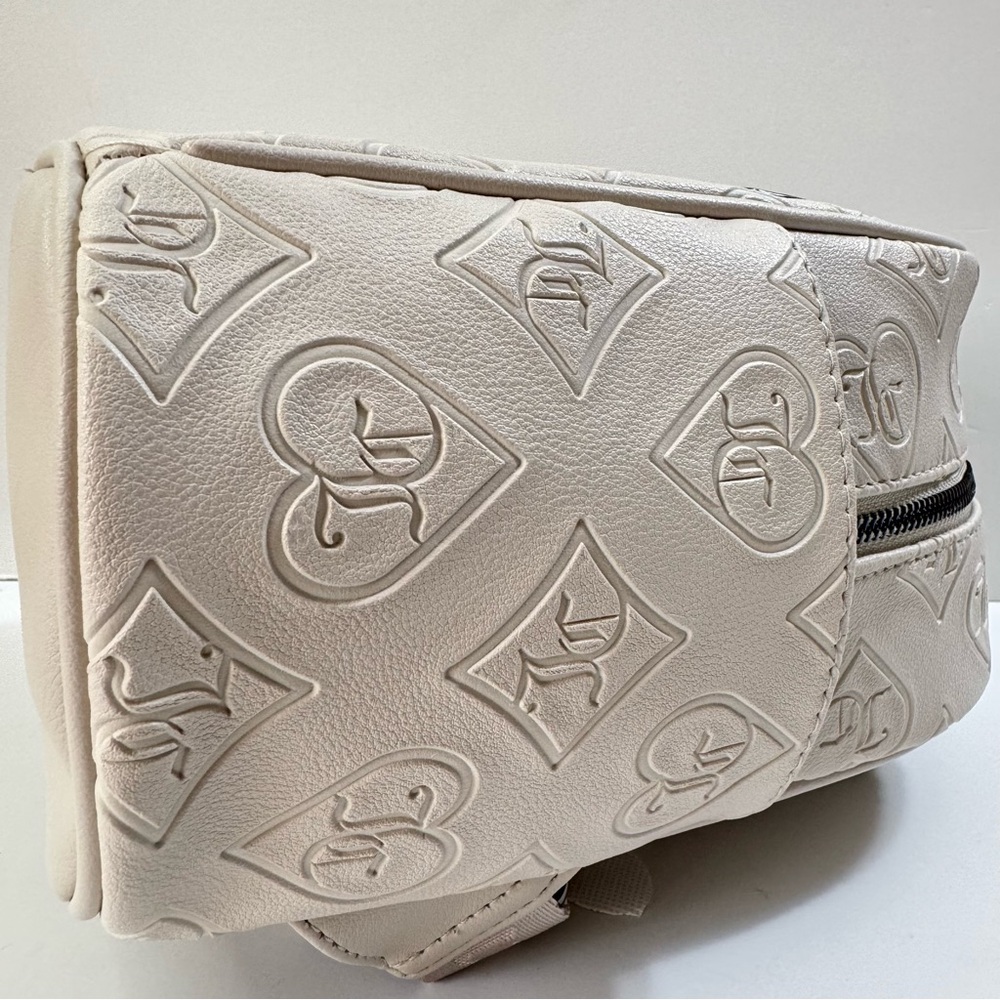 JUICY COUTURE Y2K CRYSTAL GOOD TIMES BACKPACK CREAM - Picture 8 of 12